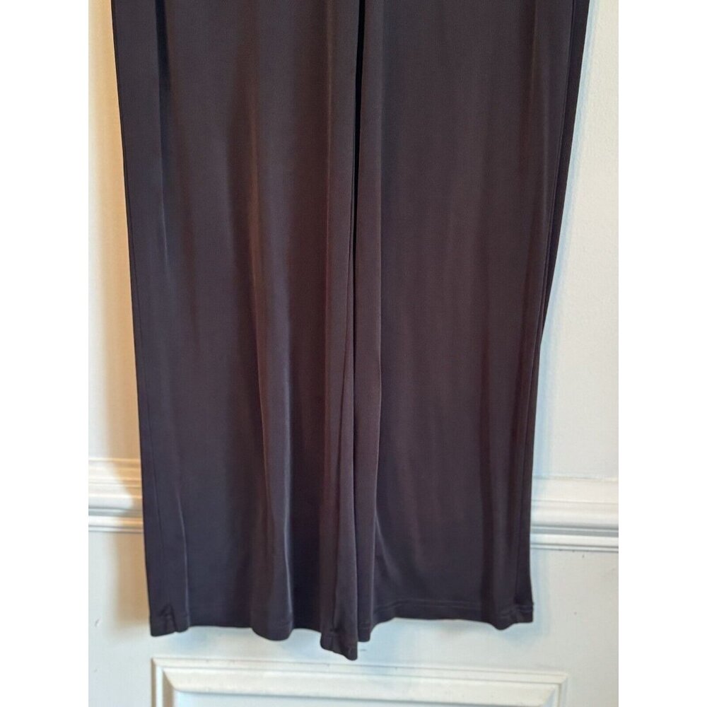 Marina Rinaldi Womens Large Slinky Pants Black Ubicato Knitted Quiet Luxury - Picture 3 of 9
